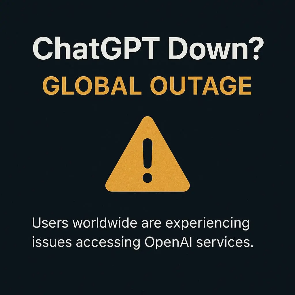 Global ChatGPT outage on June 10, 2025—users report widespread service disruptions.